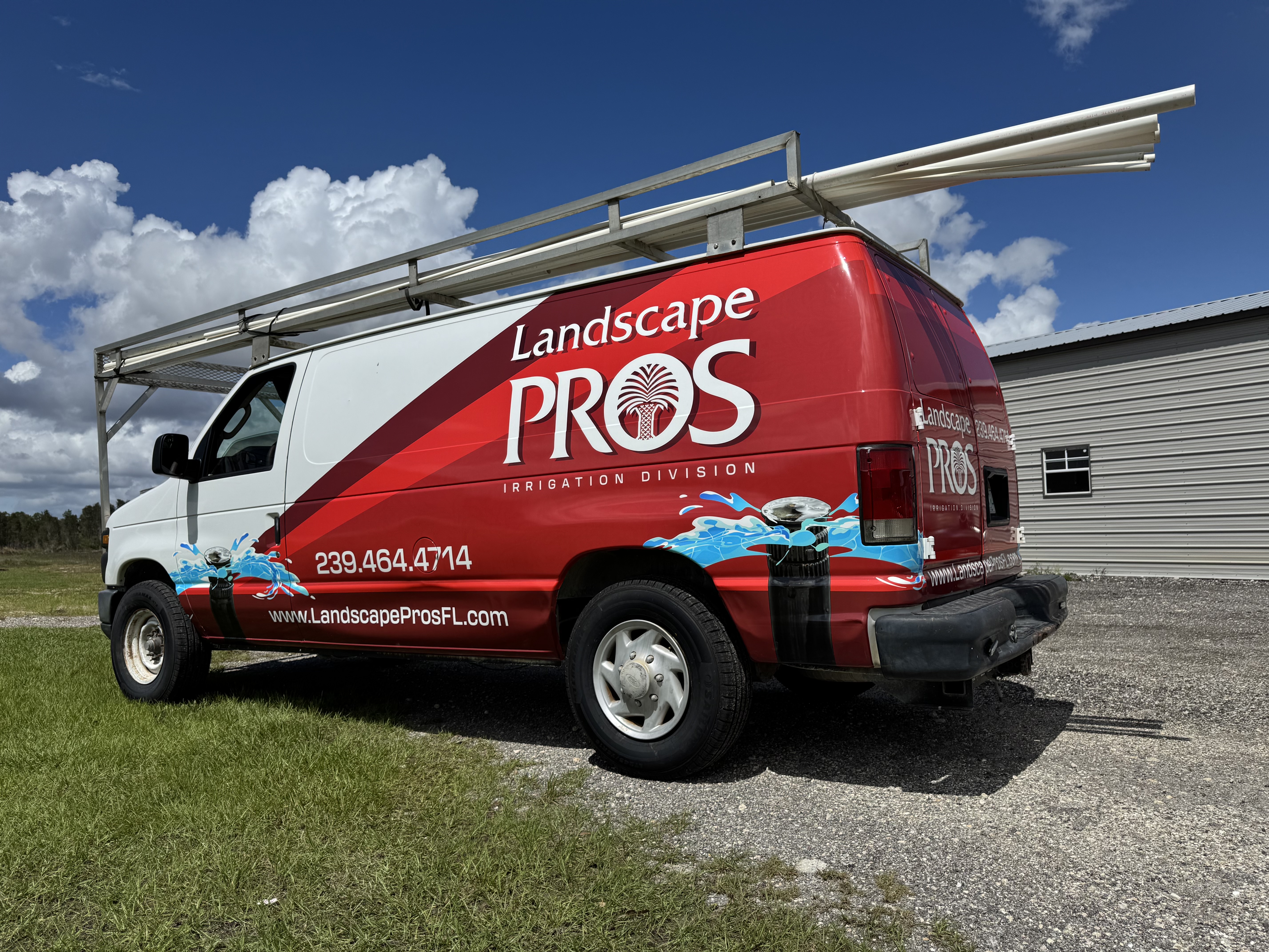 Landscape Pros Van 1